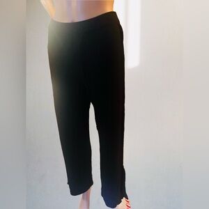 St. John Collection Black Wide Leg Pants